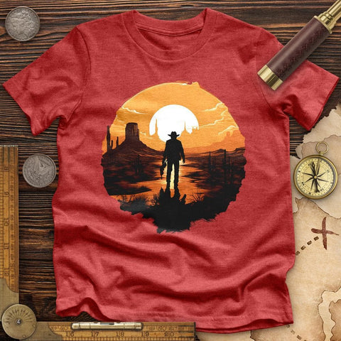 The Lone Ranger High Quality Tee Heather Red / S