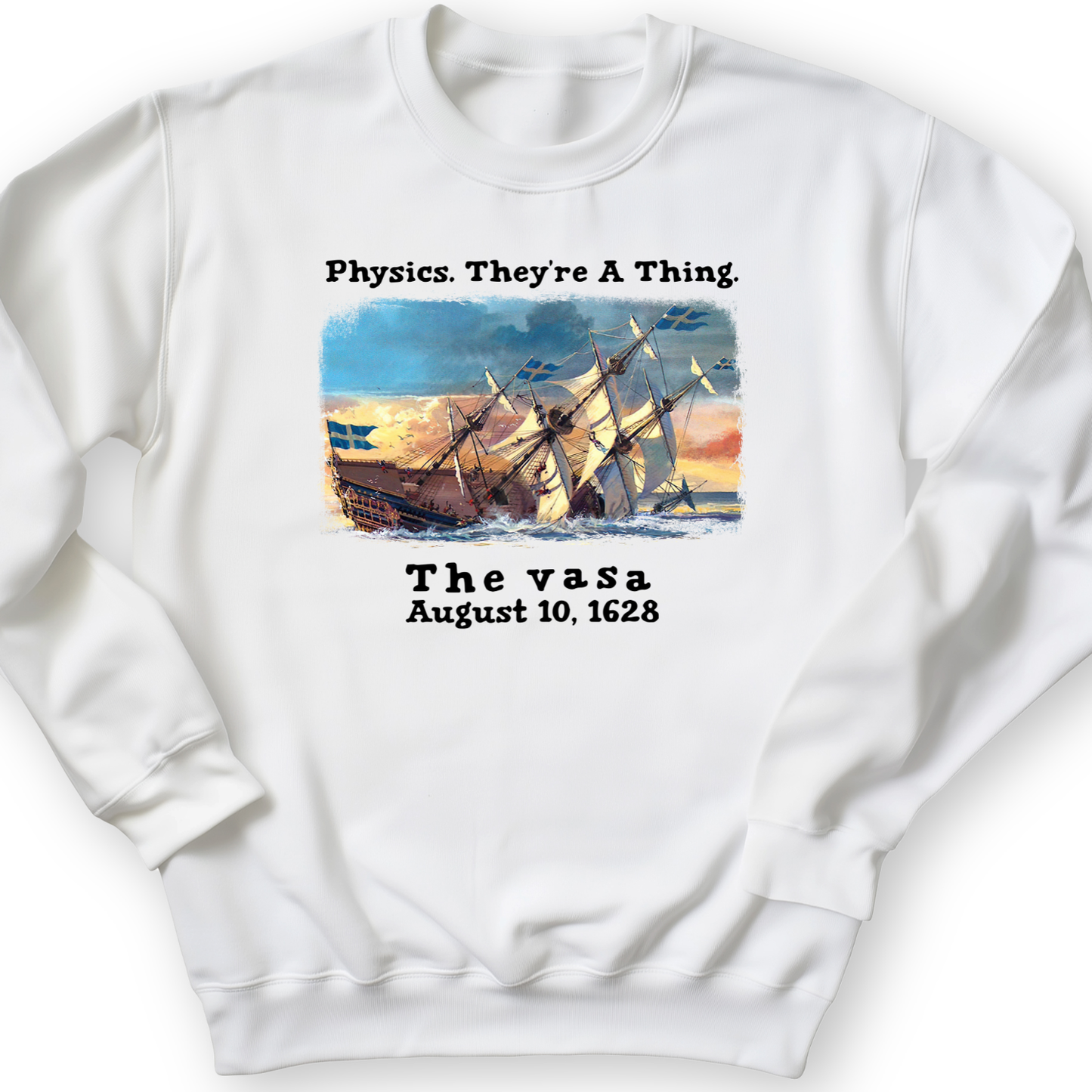 The Vasa Crewneck White / S