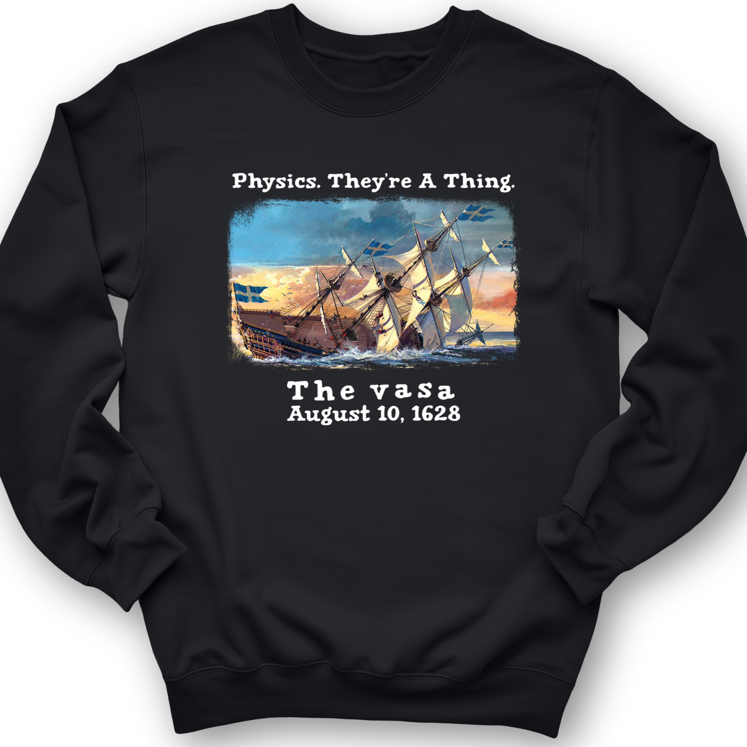 The Vasa Crewneck Black / S