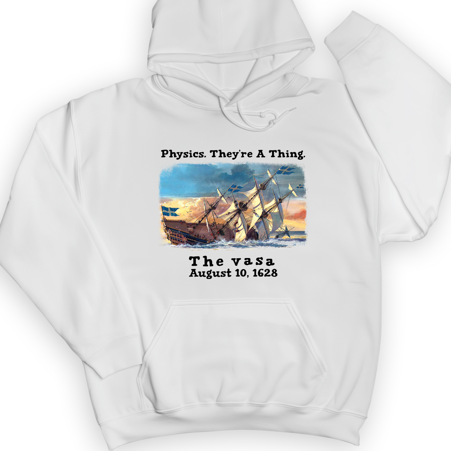 The Vasa Hoodie White / S