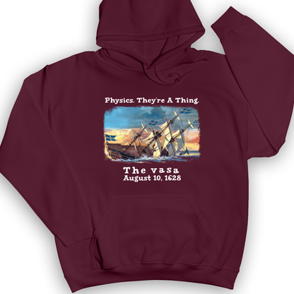The Vasa Hoodie Maroon / S