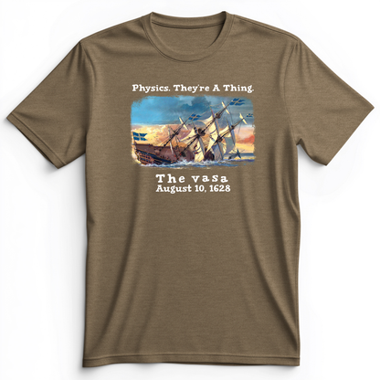 The Vasa Premium Tee Heather Olive / S