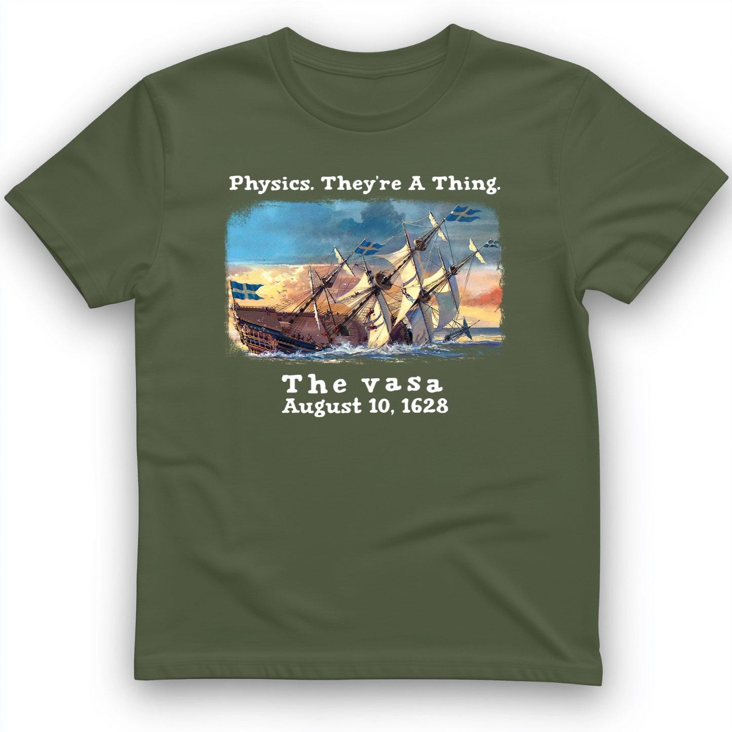 The Vasa T-Shirt Military Green / S