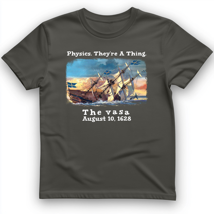The Vasa T-Shirt Charcoal / S