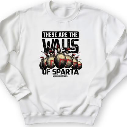 The Walls Of Sparta Crewneck White / S