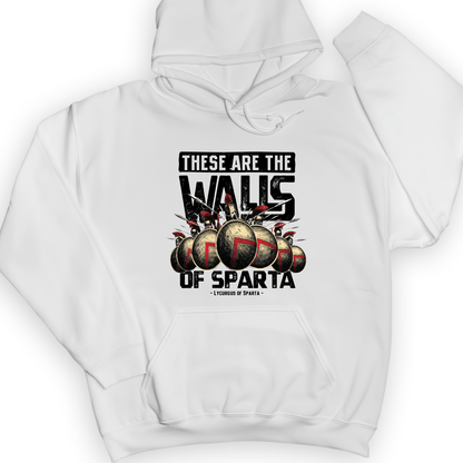 The Walls Of Sparta Hoodie White / S