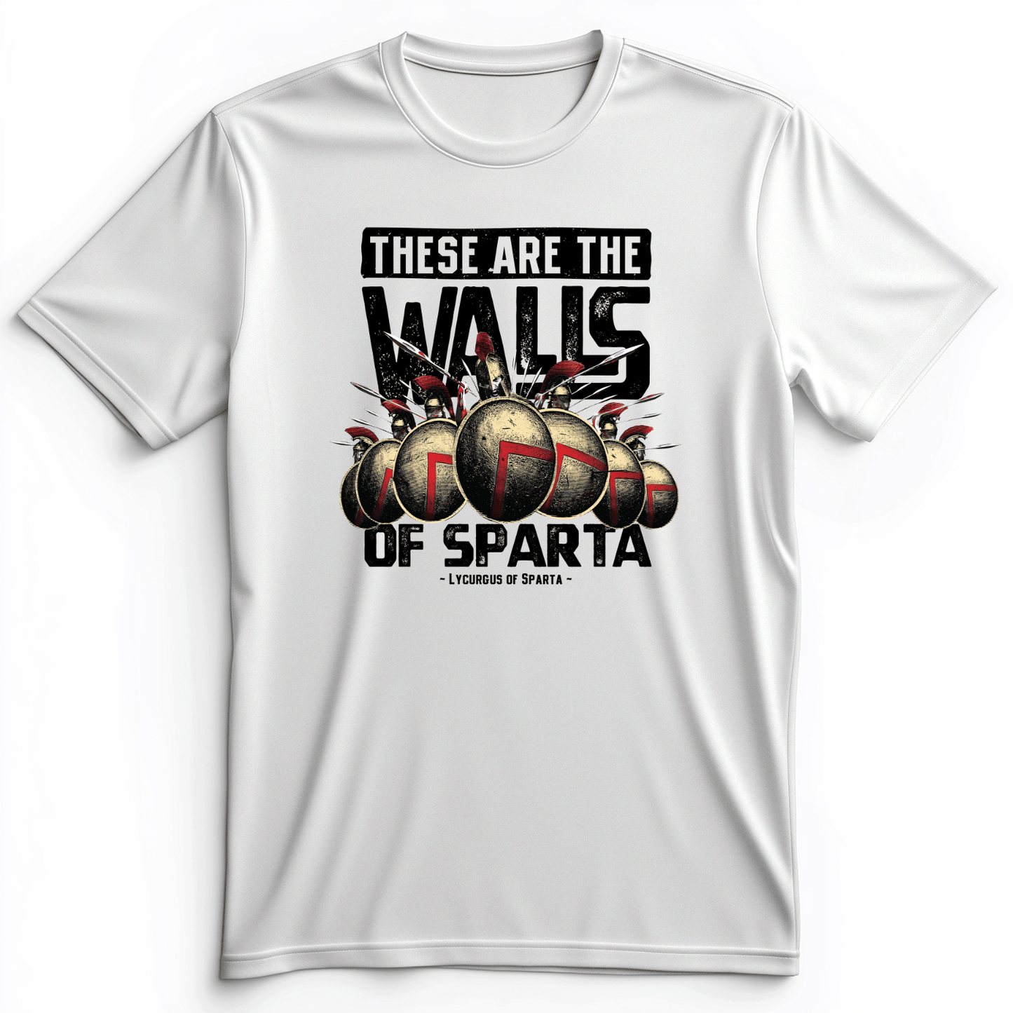The Walls Of Sparta Premium Tee White / S