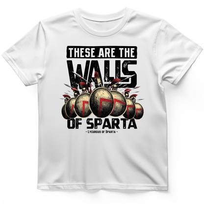 The Walls Of Sparta T-Shirt White / S