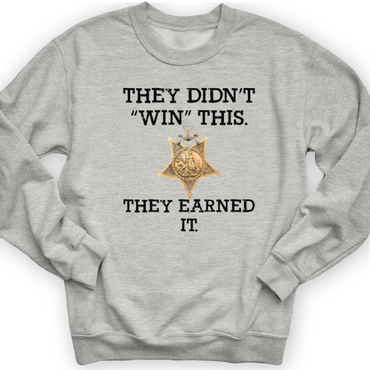 They Earned It Crewneck Sport Grey / S