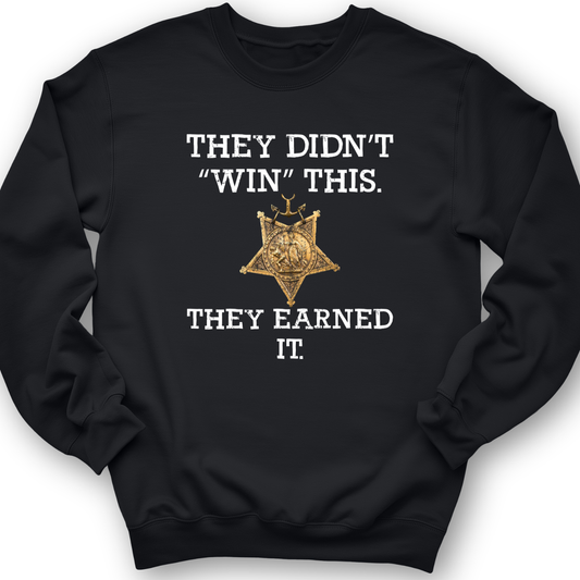 They Earned It Crewneck Black / S