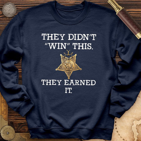 They Earned It Crewneck Navy / S