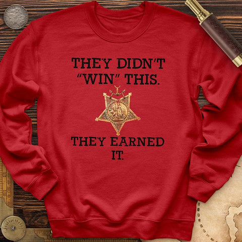 They Earned It Crewneck Red / S