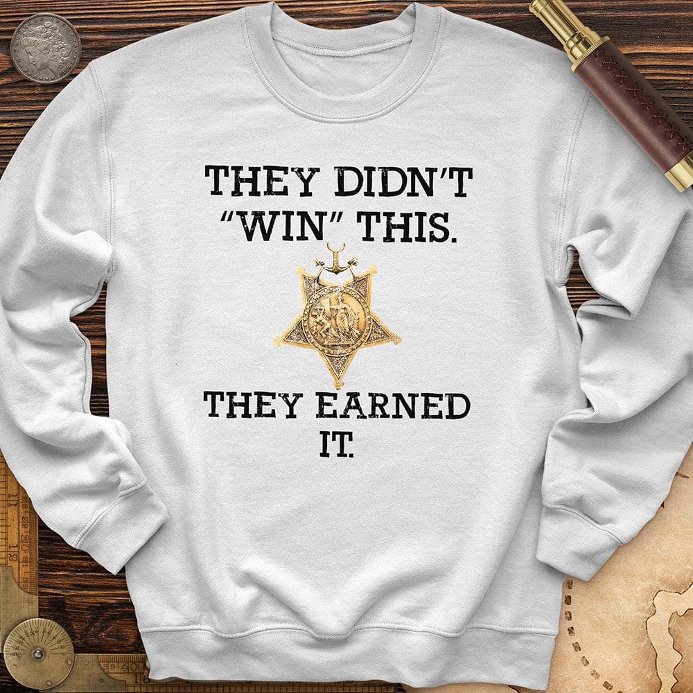 They Earned It Crewneck White / S