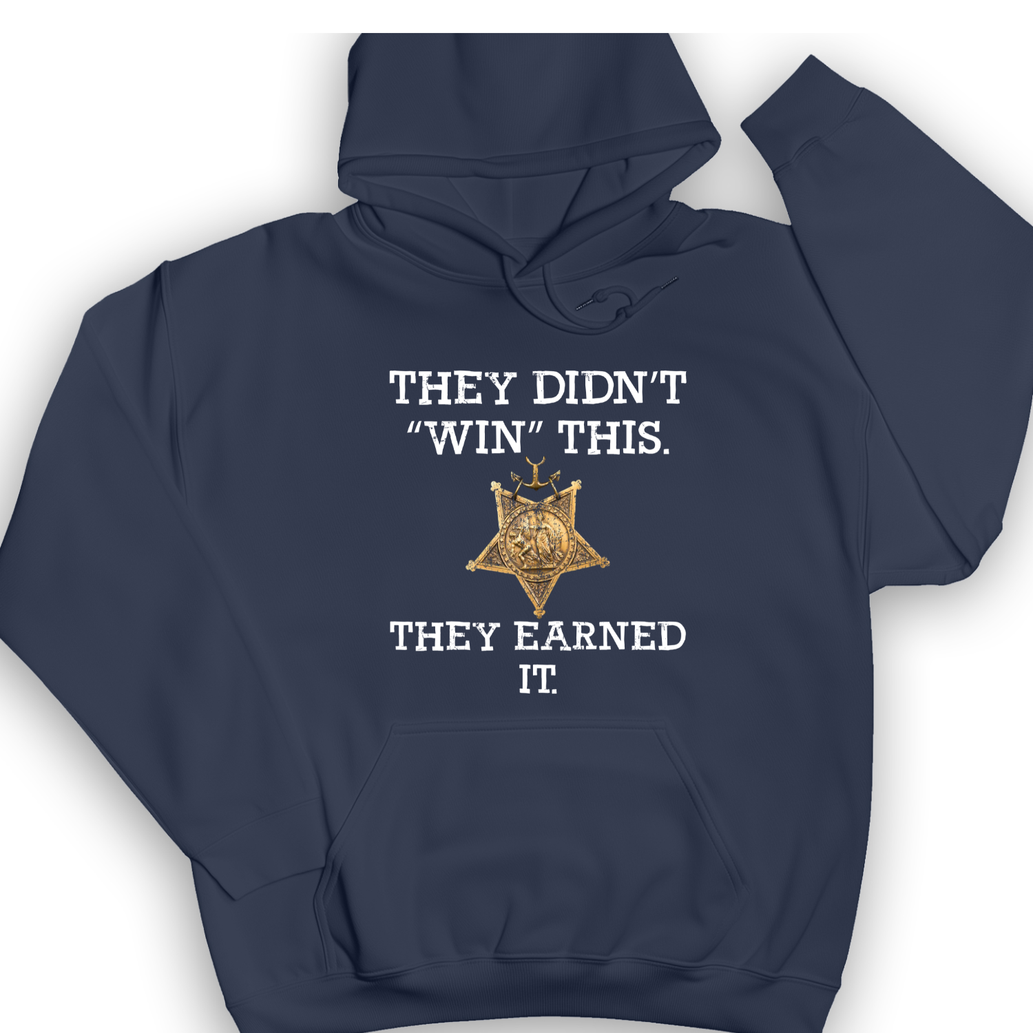 They Earned It Hoodie Navy / S