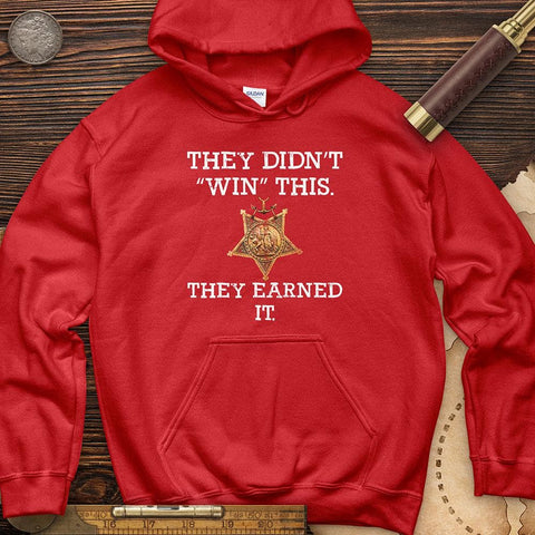 They Earned It Hoodie Red / S