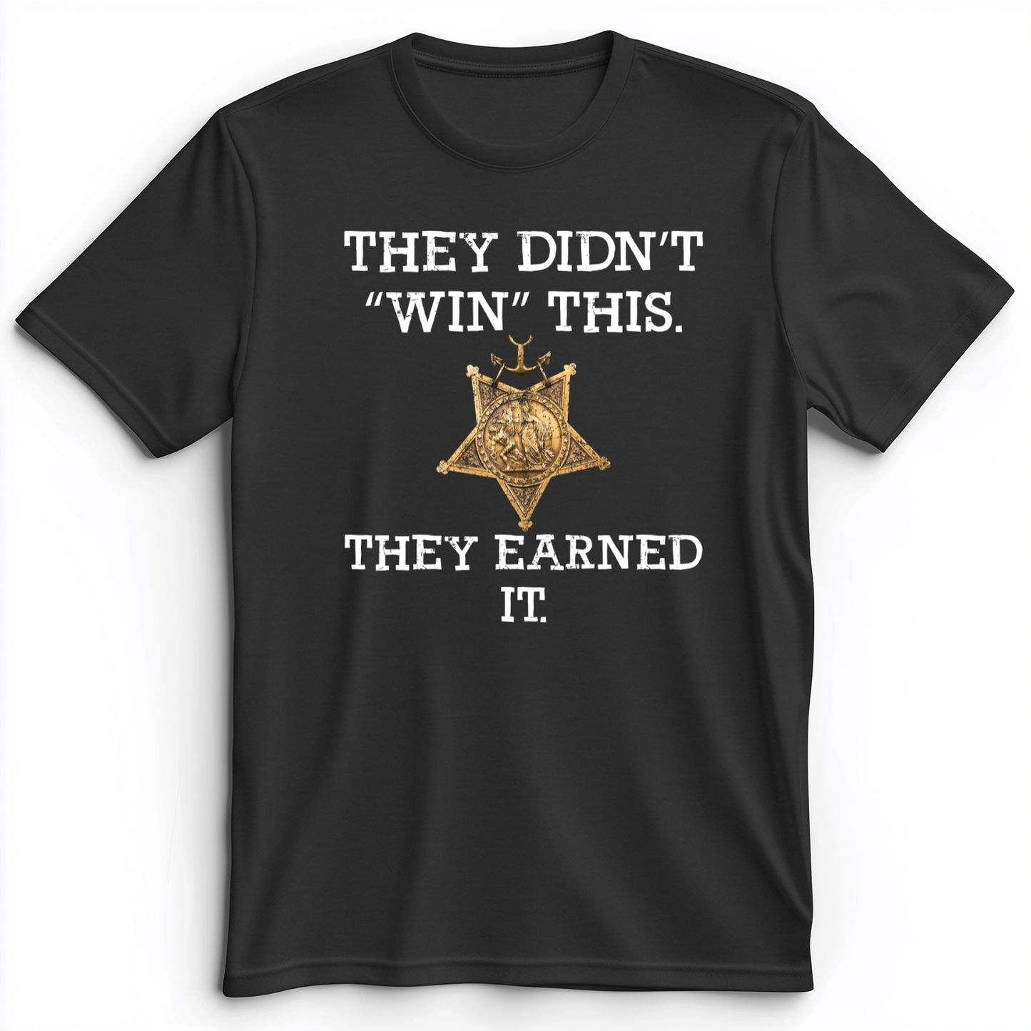 They Earned It Premium Tee Dark Grey Heather / S