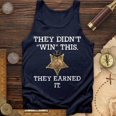 They Earned It Tank Navy / XS