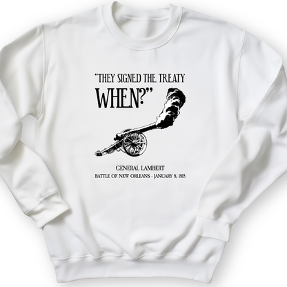 They signed it WHEN Crewneck White / S