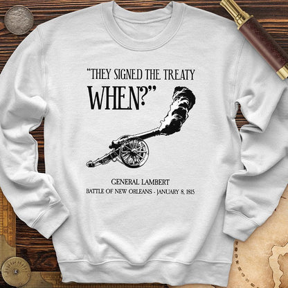 They signed it WHEN Crewneck White / S