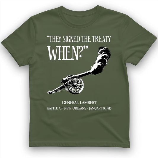 They signed it WHEN T-Shirt Military Green / S