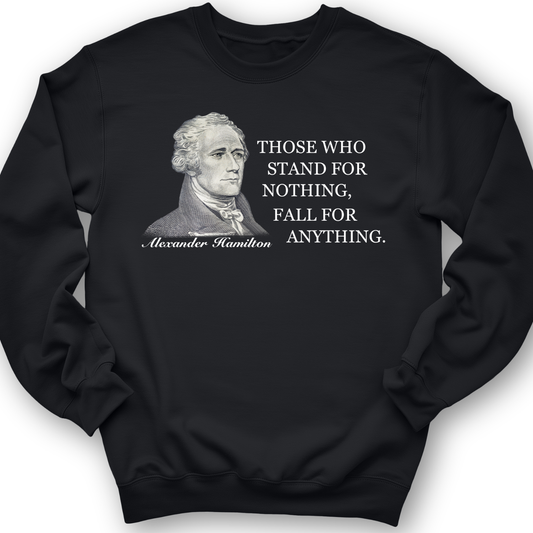 Those Who Stand For Crewneck Black / S