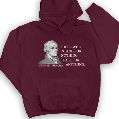 Those Who Stand For Hoodie Maroon / S
