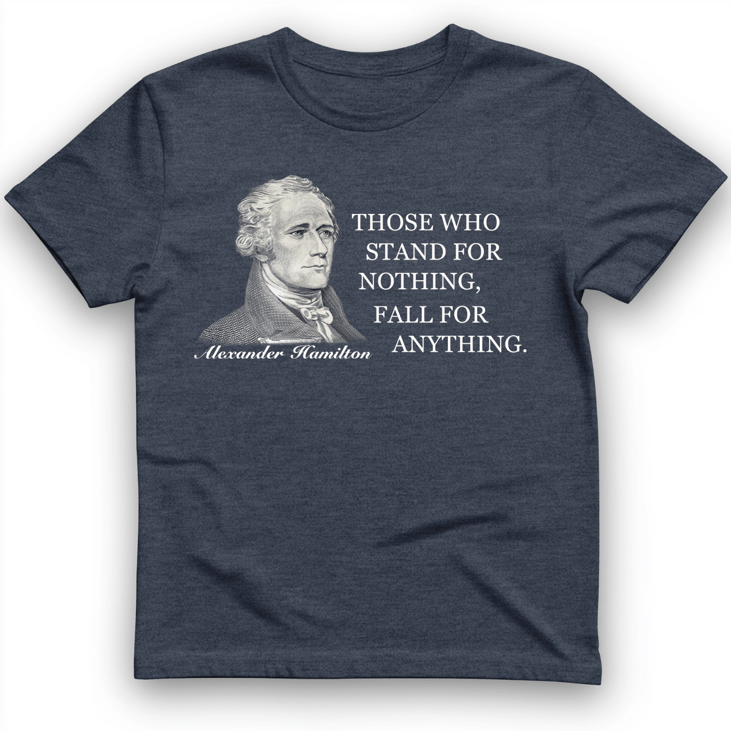 Those Who Stand For T-Shirt Heather Navy / S