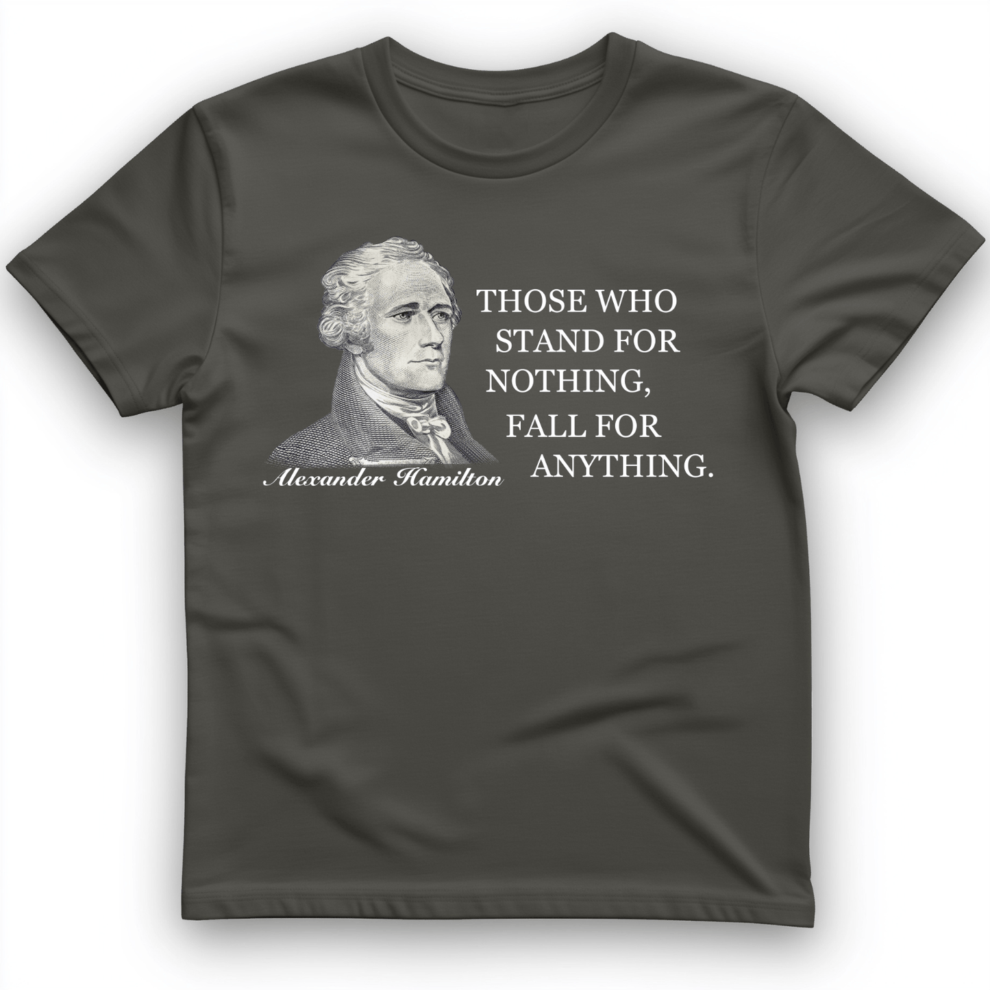 Those Who Stand For T-Shirt Charcoal / S