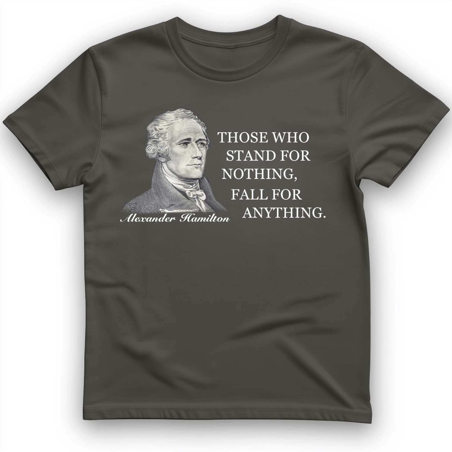 Those Who Stand For T-Shirt Charcoal / S