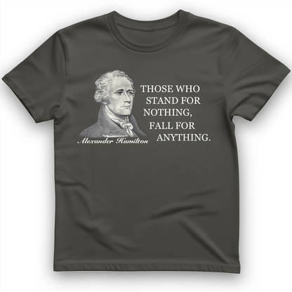 Those Who Stand For T-Shirt Charcoal / S