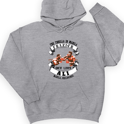 Thrilla In Manila Hoodie Sport Grey / S