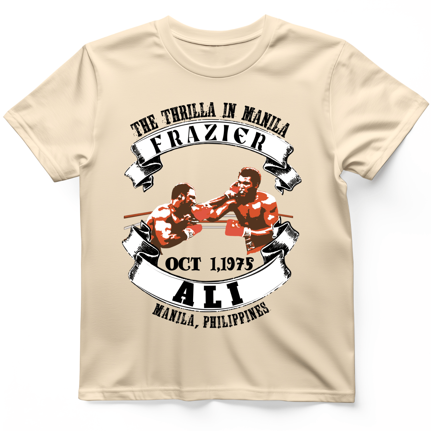 Thrilla In Manila T-Shirt Natural / S