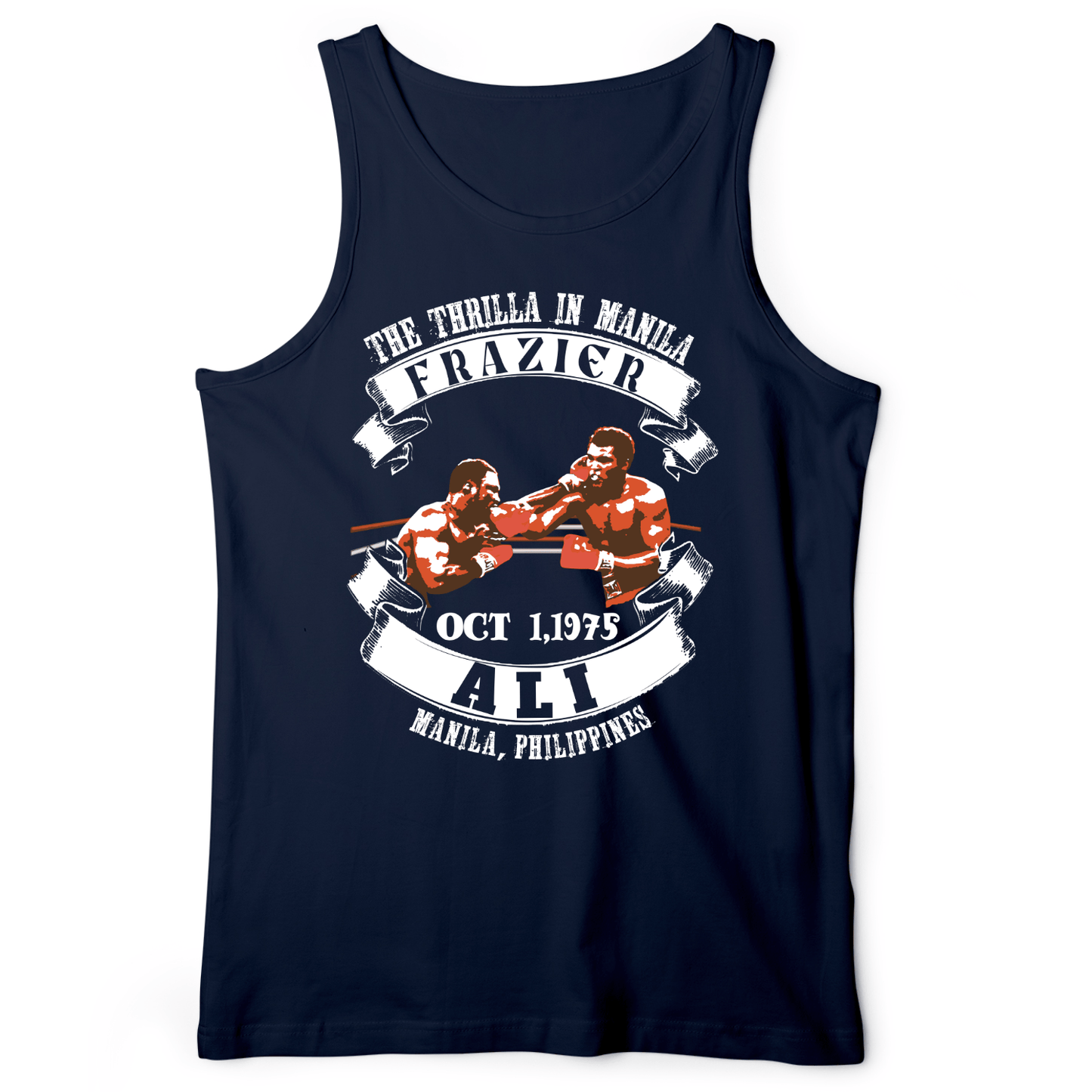 Thrilla In Manila Tank Navy / XS