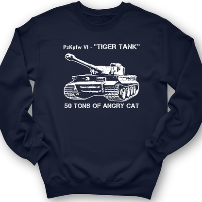 Tiger Tank Crewneck Navy / S