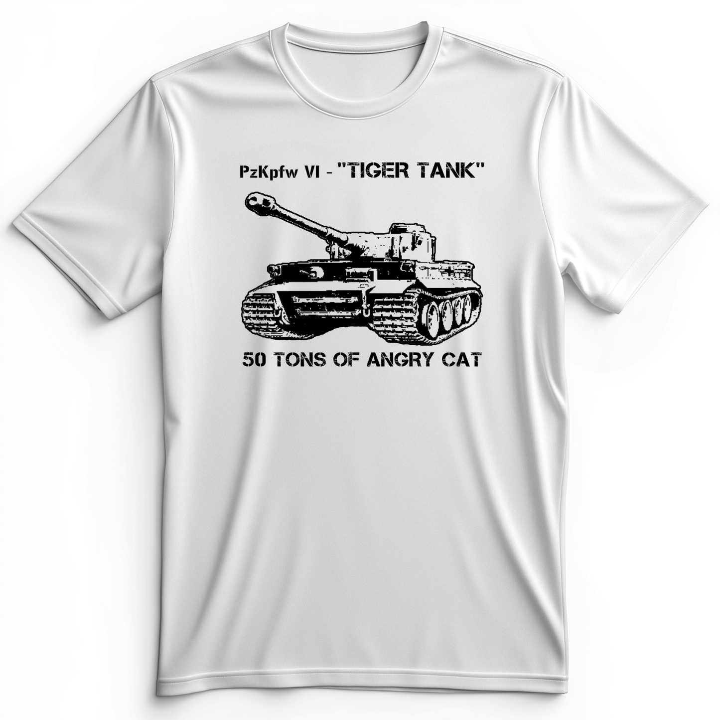 Tiger Tank Premium Tee White / S