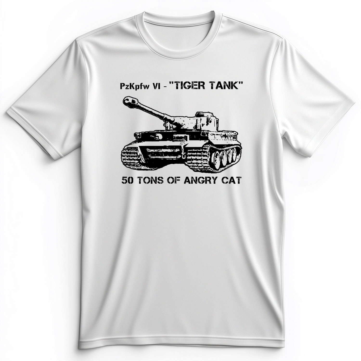 Tiger Tank Premium Tee White / S