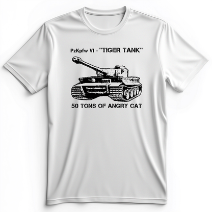 Tiger Tank Premium Tee White / S
