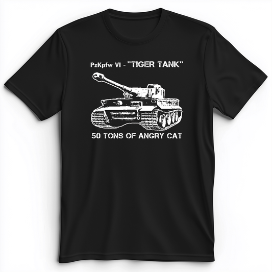 Tiger Tank Premium Tee Black / S