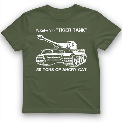 Tiger Tank T-Shirt Military Green / S