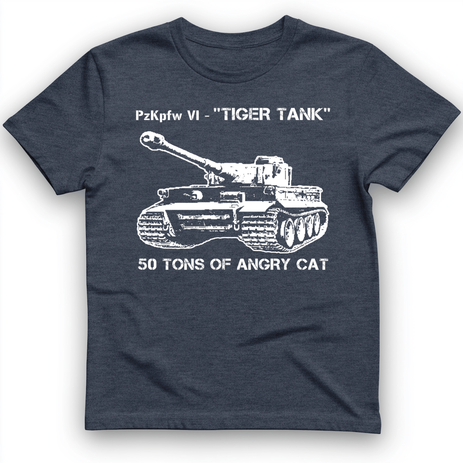 Tiger Tank T-Shirt Heather Navy / S
