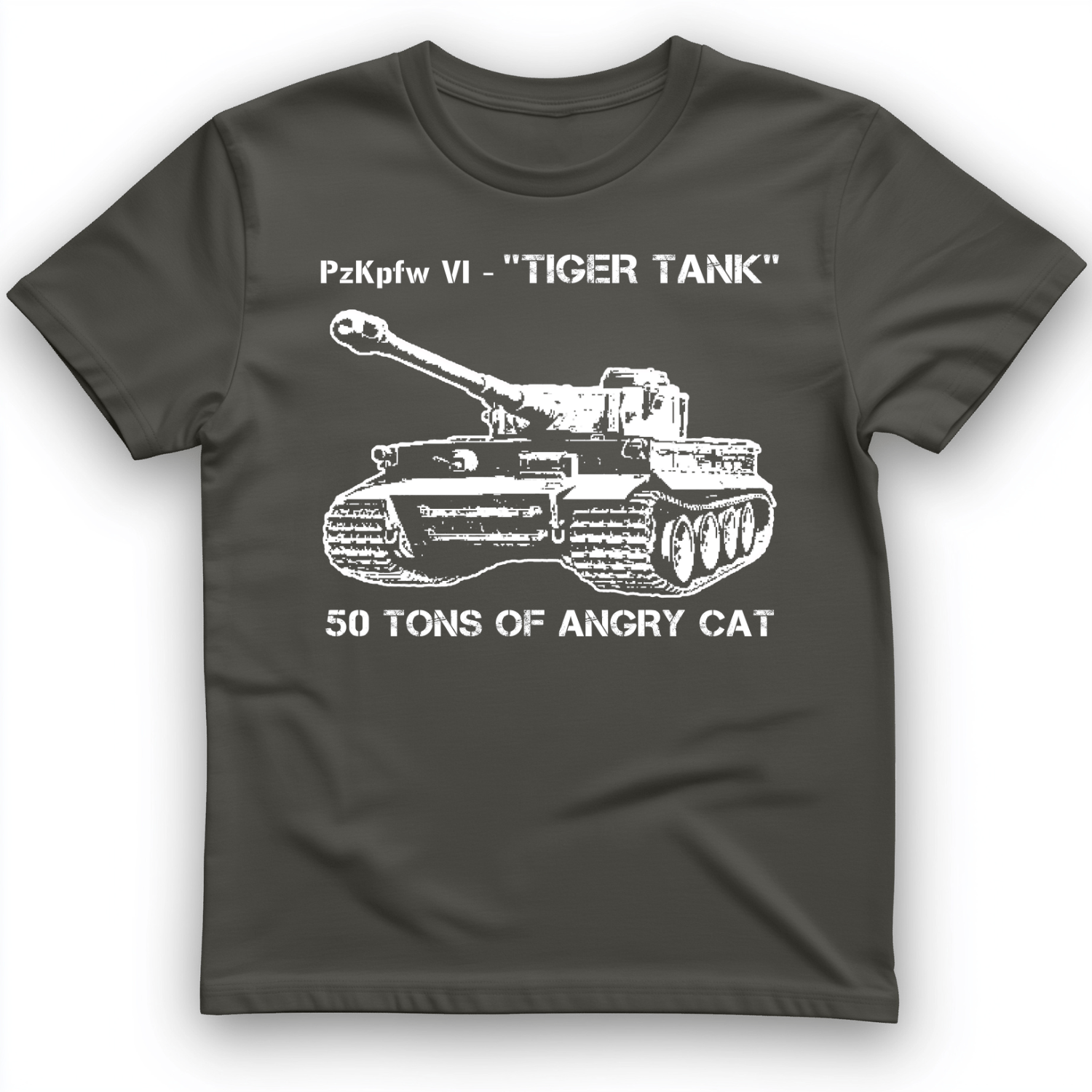 Tiger Tank T-Shirt Charcoal / S