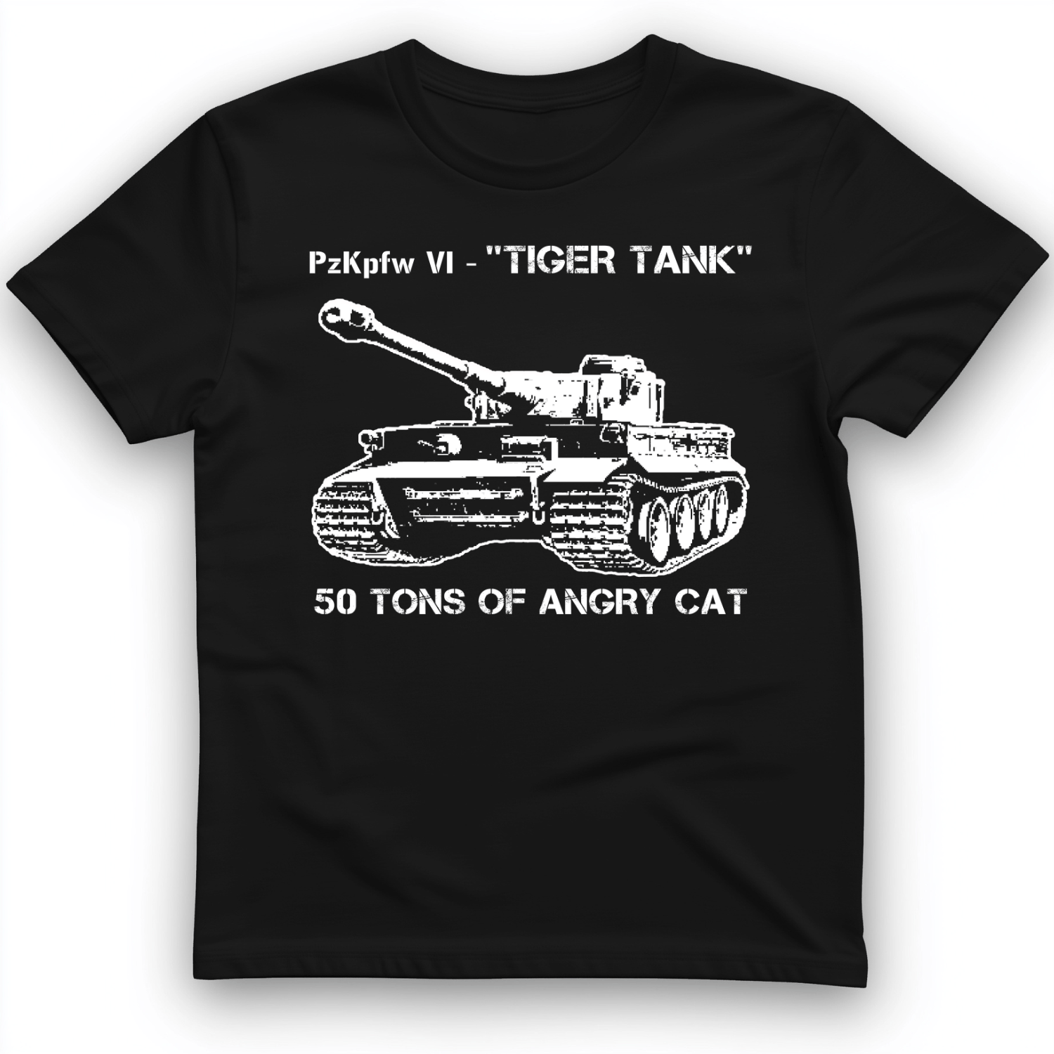Tiger Tank T-Shirt Black / S