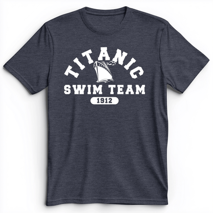 Titanic Swim Team Premium Tee Heather Navy / S