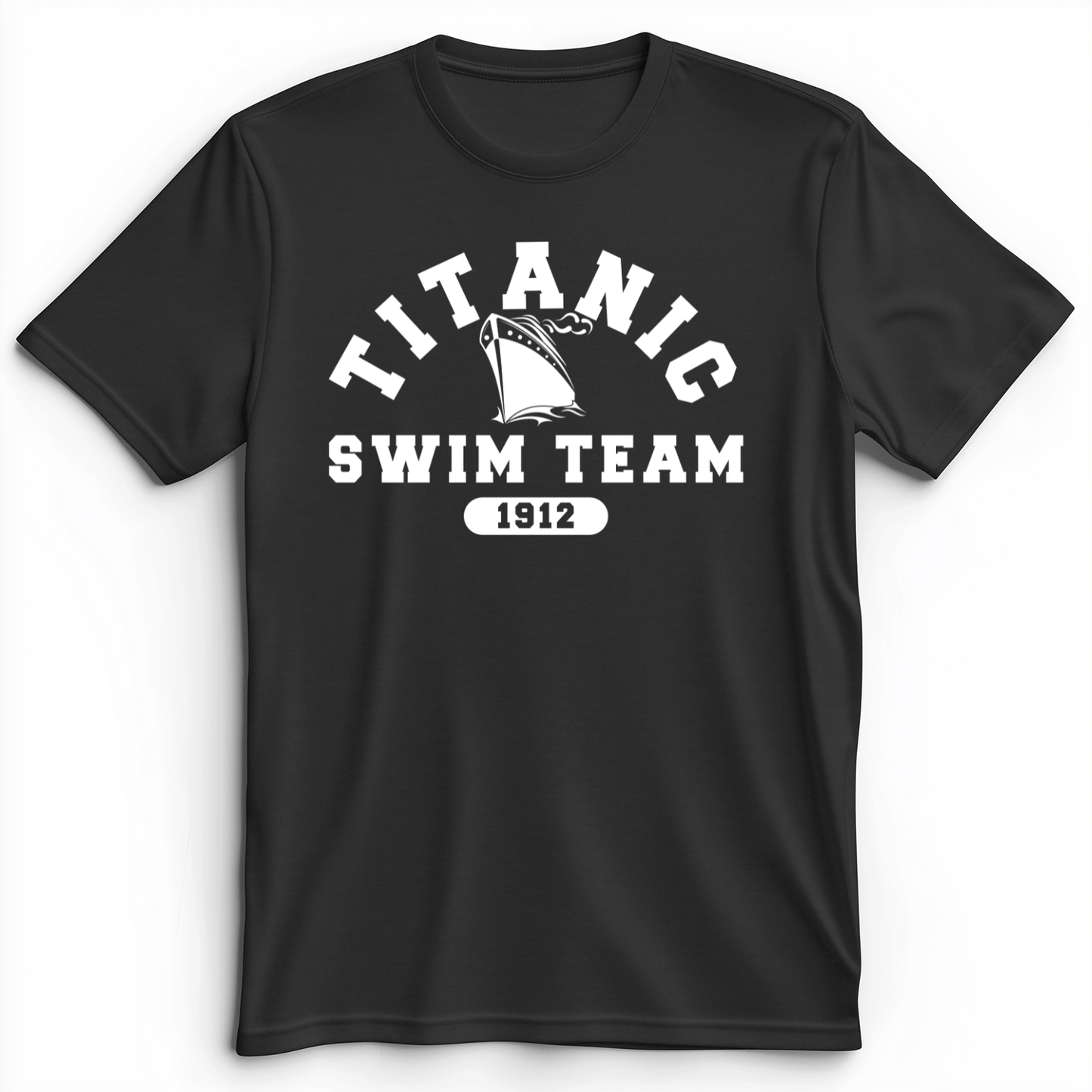 Titanic Swim Team Premium Tee Dark Grey Heather / S