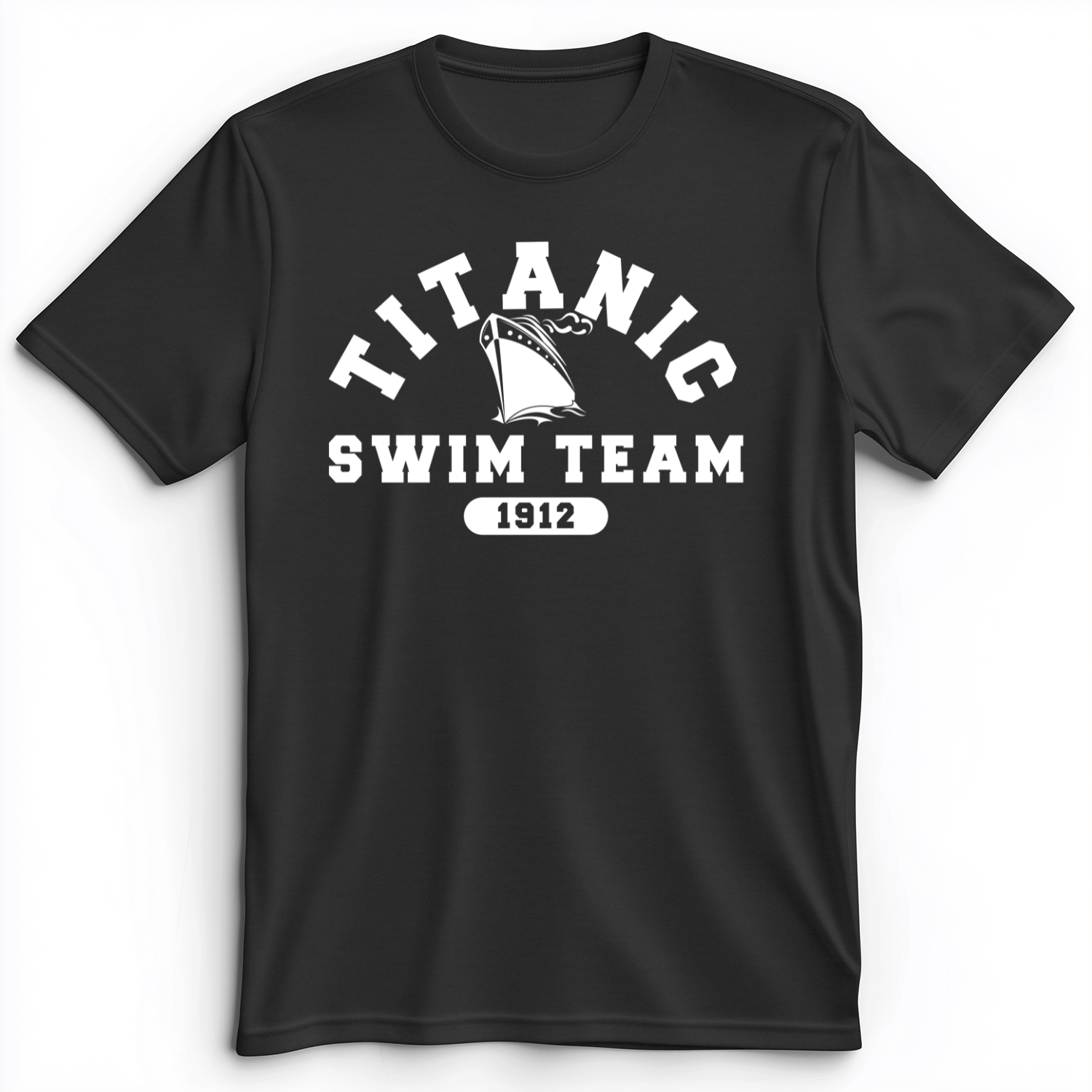Titanic Swim Team Premium Tee Dark Grey Heather / S