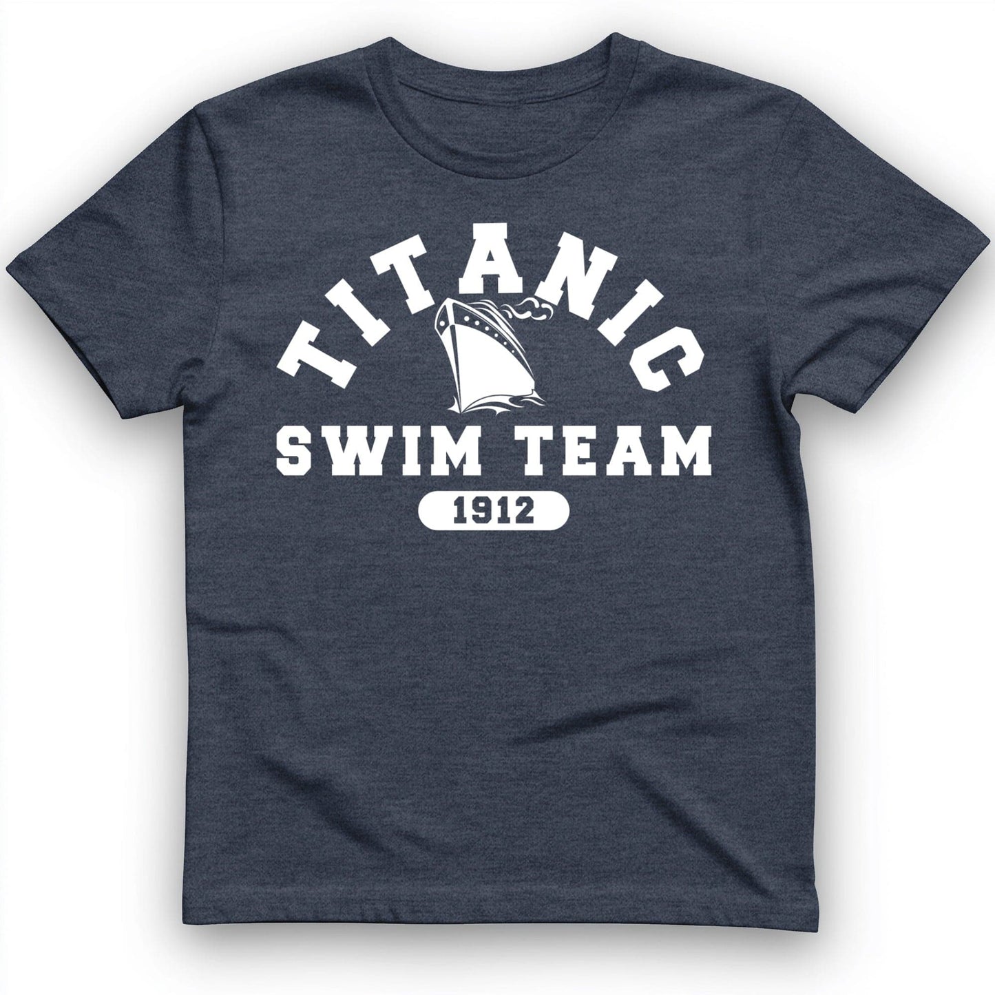 Titanic Swim Team T-Shirt Heather Navy / S