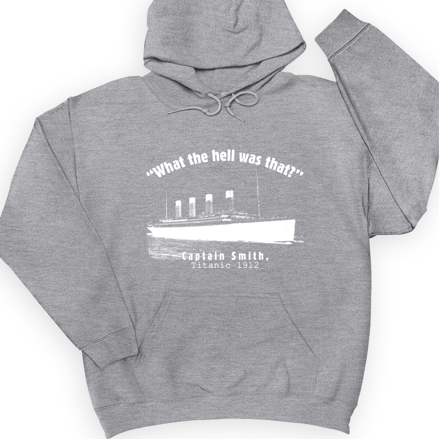 Titanic What The Hell Was That Hoodie Sport Grey / S