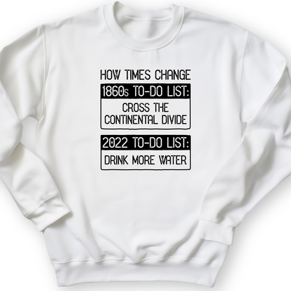 To-Do List Crewneck White / S