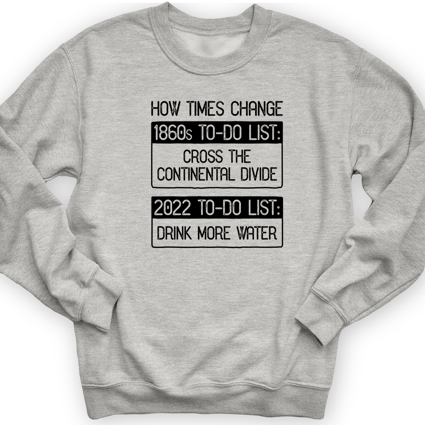 To-Do List Crewneck Sport Grey / S
