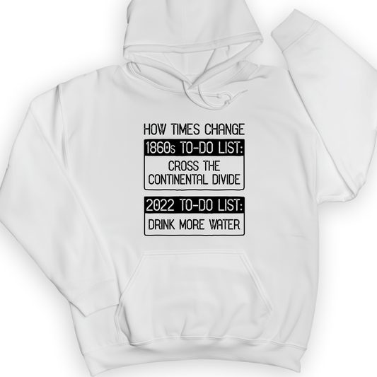 To-Do List Hoodie White / S